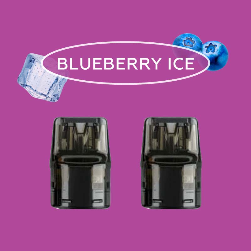 VAAL 500C Cartridge BLUEBERRY ICE (2 stk.)