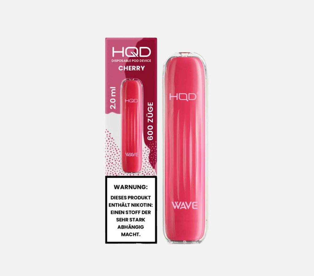 HQD WAVE (Surv) CHERRYVape 18 mg/ml Nikotin 600 Züge
