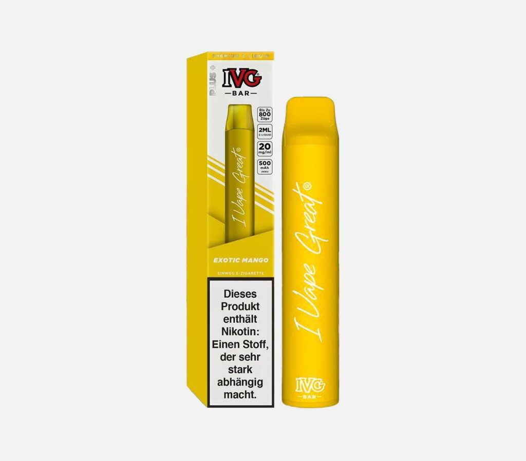 IVG BAR PLUS Einweg E Zigarette Exotic Mango online kaufen für 7 89