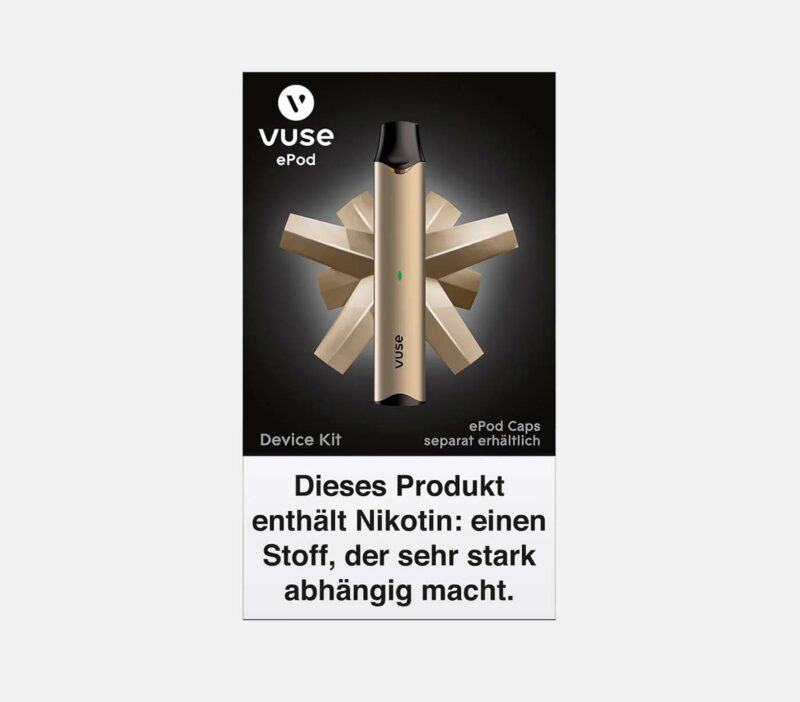 Vype / Vuse EPOD E-zigarette Device Kit Ohne Pods Gold