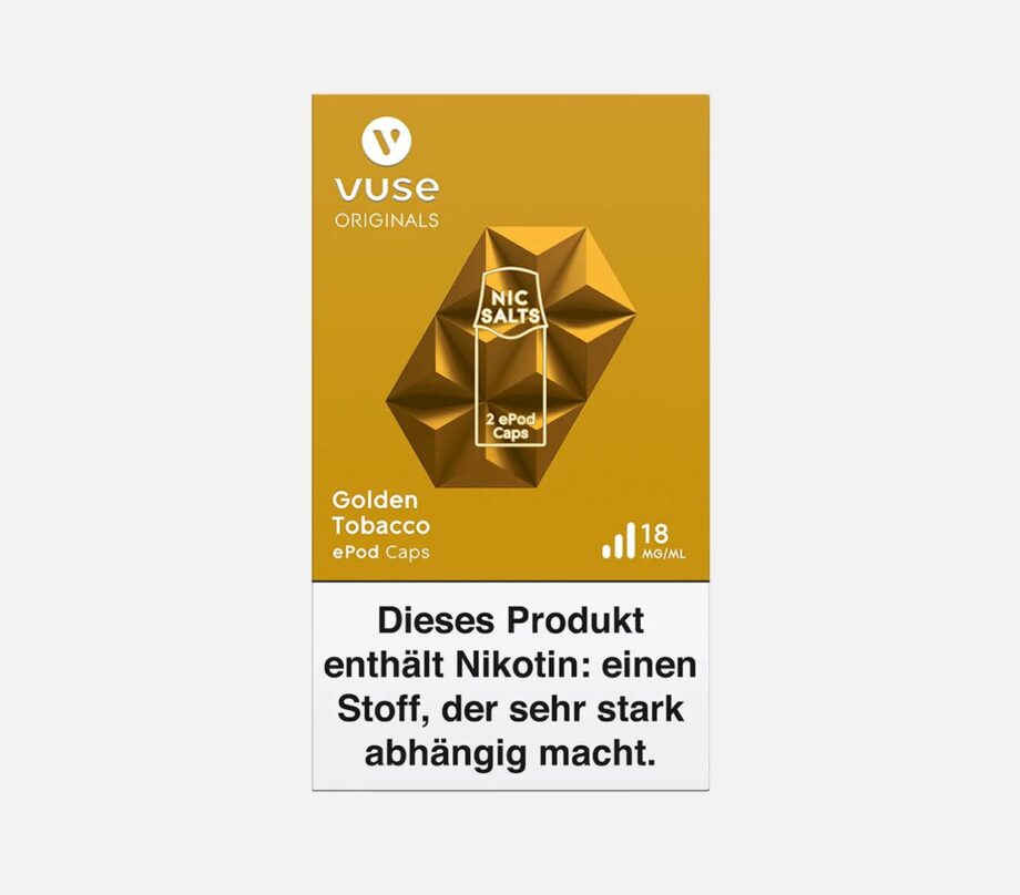 Vype / Vuse ePod Caps GOLDEN TOBACCO Pods 18 mg/ml Nikotin