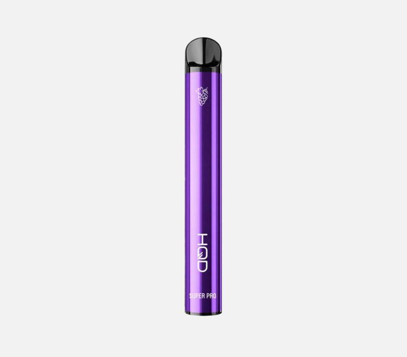 HQD Super PRO GRAPEY Vape 18 mg/ml Nikotin 600 Züge
