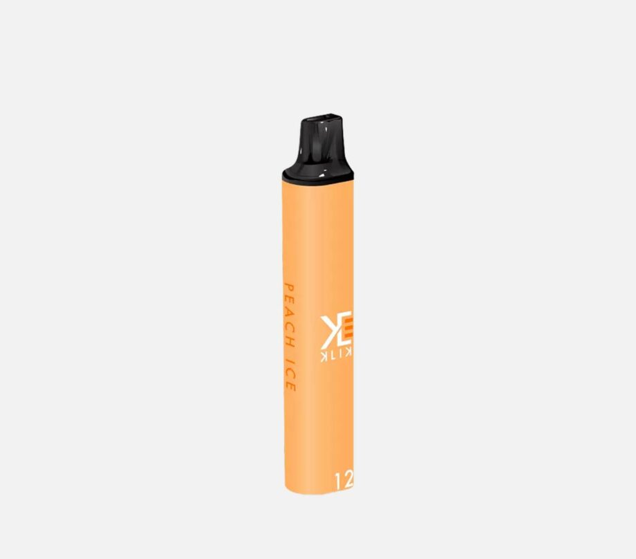 Klik Klak PEACH ICE Vape 20 mg/ml Nikotin 600 Züge