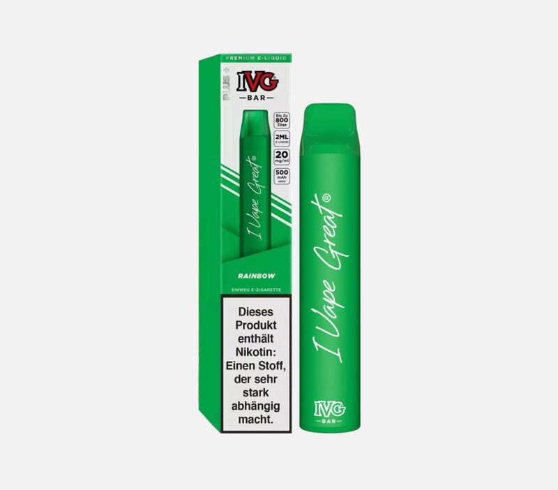 IVG Bar Plus RAINBOW Vape 20 mg/ml Nikotin 800 Züge