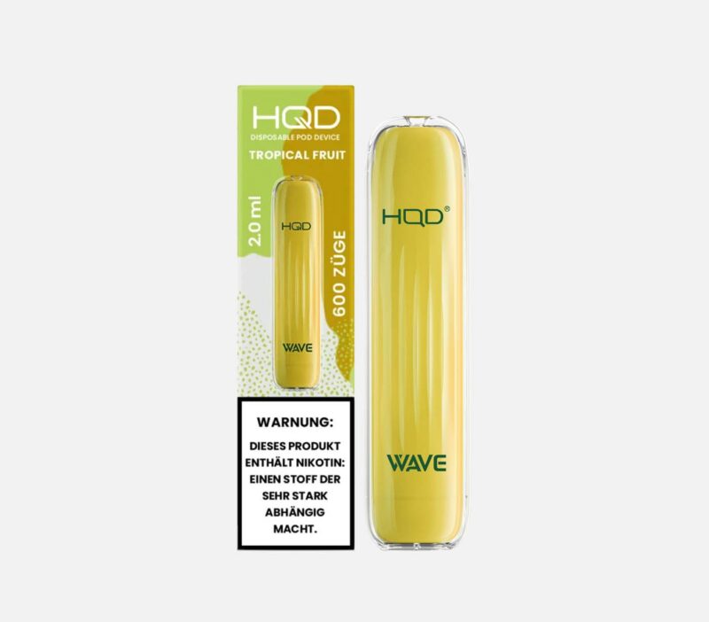 HQD WAVE (Surv) TROPICAL FRUITS Vape 18 mg/ml Nikotin 600 Züge