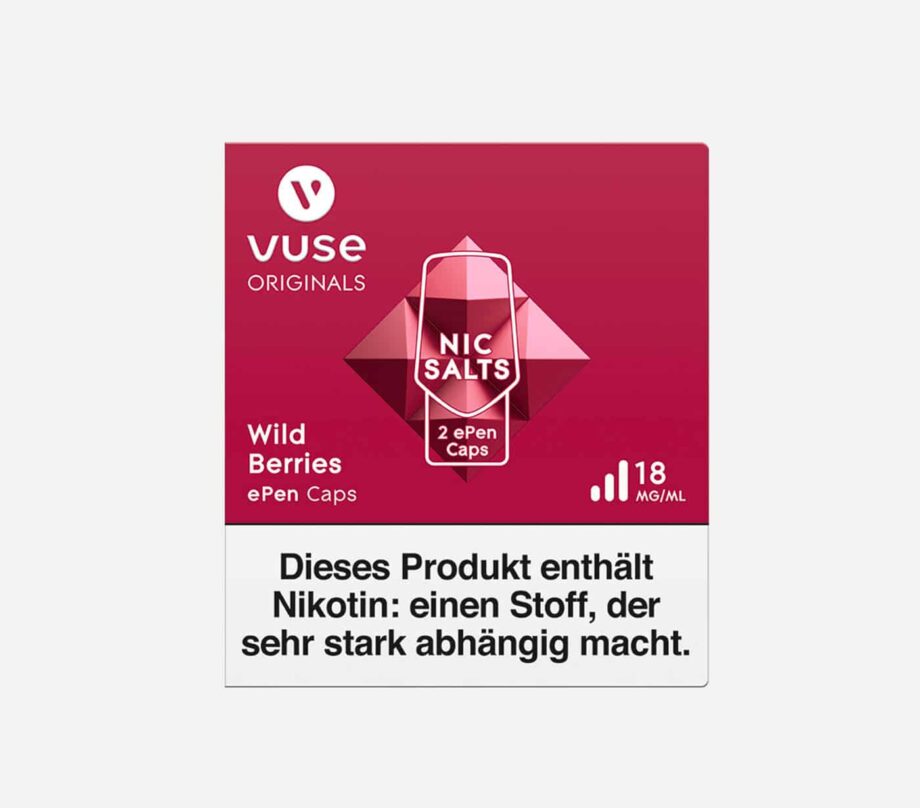 Vype / Vuse ePen Caps WILD BERRIES Pods 18 mg/ml Nikotin