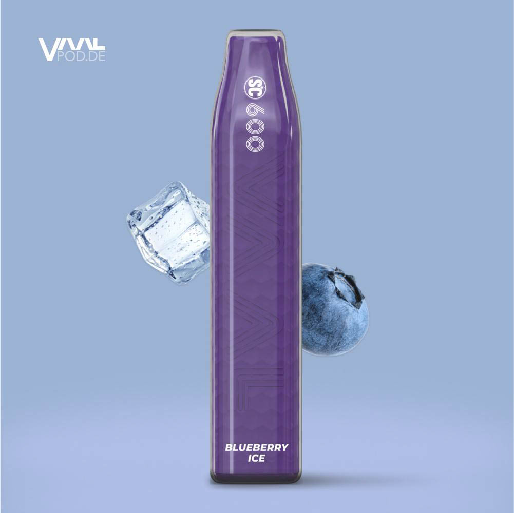 VAAL SC 600 Blueberry ice Nikotinfrei Einweg E-Zigarette