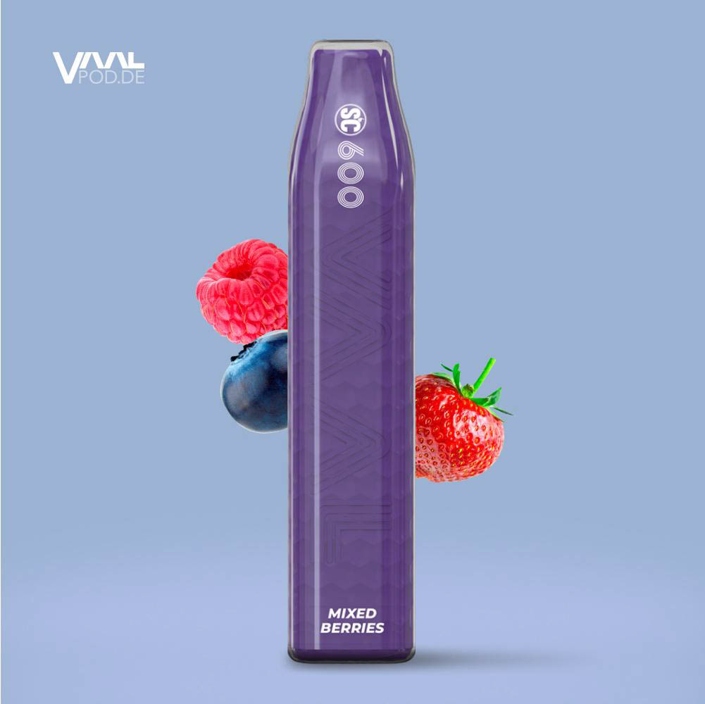 VAAL SC 600 Mixed Berries Nikotinfrei Einweg E-Zigarette