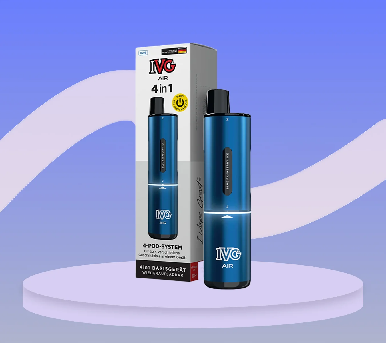 IVG Air 4-in-1 Akku | 1100mAh | Pod System | 7.49€
