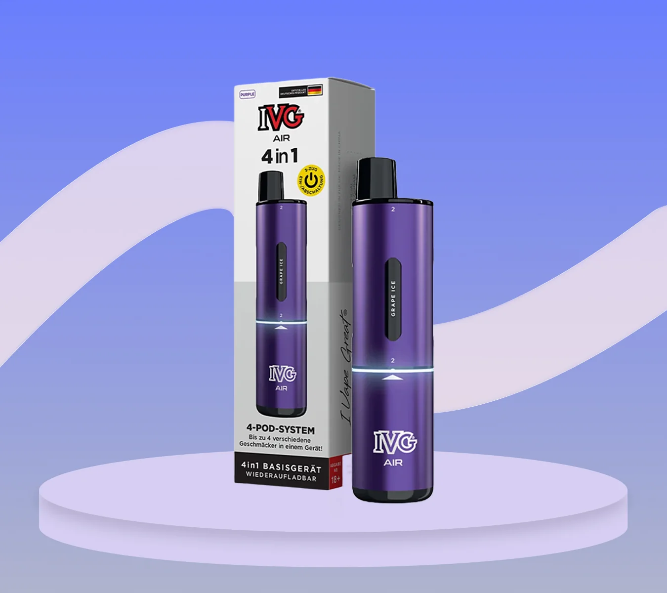vape mit 4 geschmäcker Beste Vapes ohne Nikotin 2025 | Nikotinfreie Vapes, Pods & Liquids main image 0