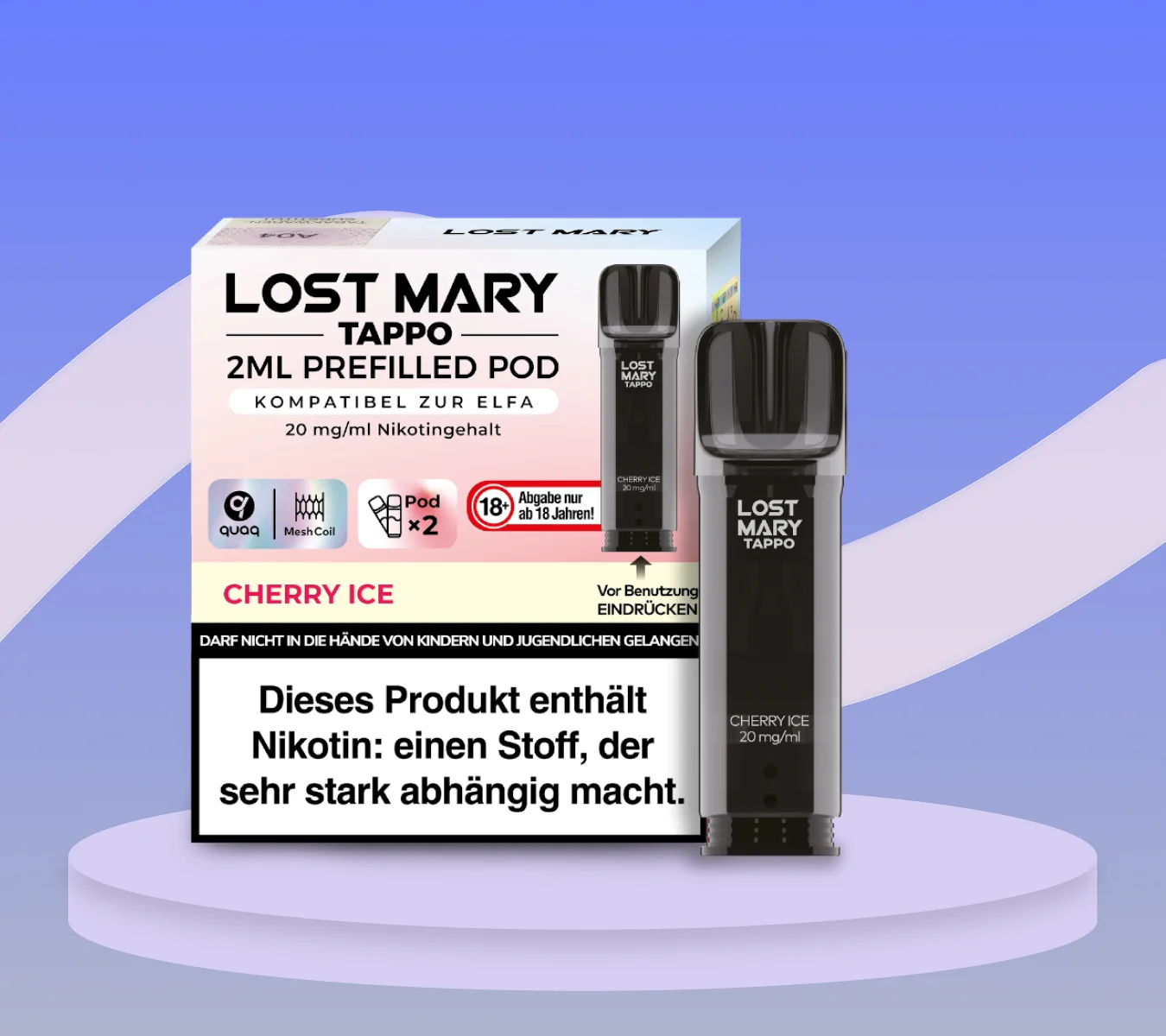 lost mary tappo cherry ice Lost Mary Tappo Cherry Ice Prefilled Pods main image 1