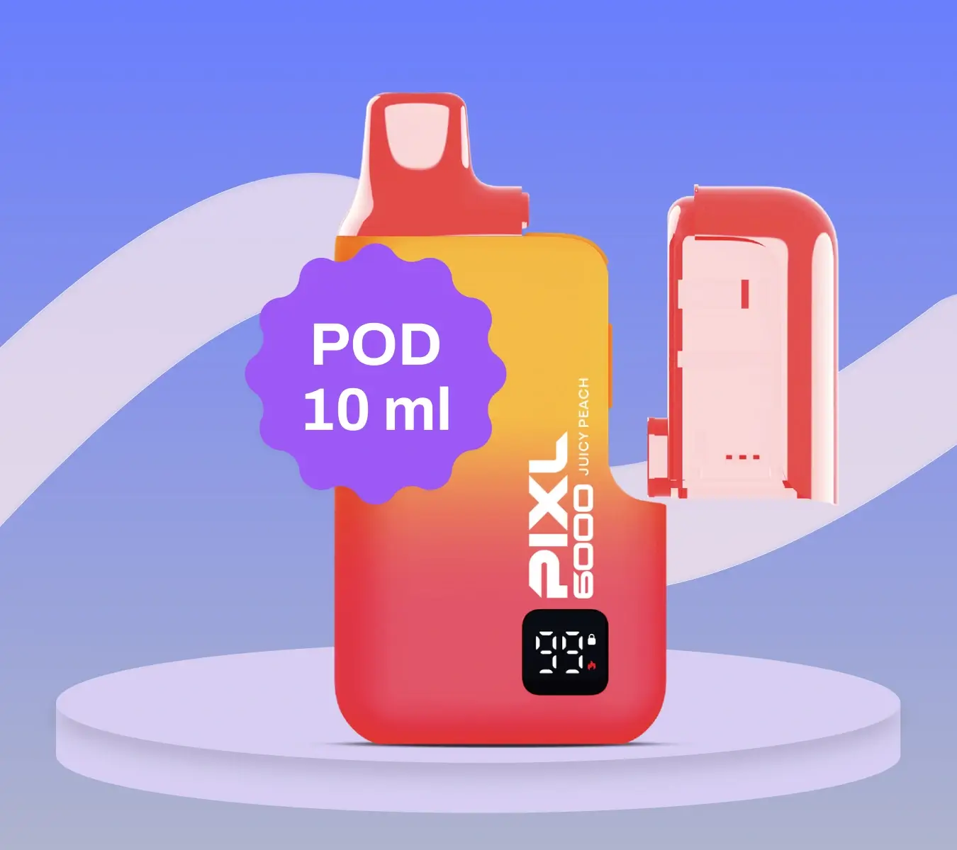 thc vape made in california PIXL 8000 Sakura Raspberry Refill Pod main image 1